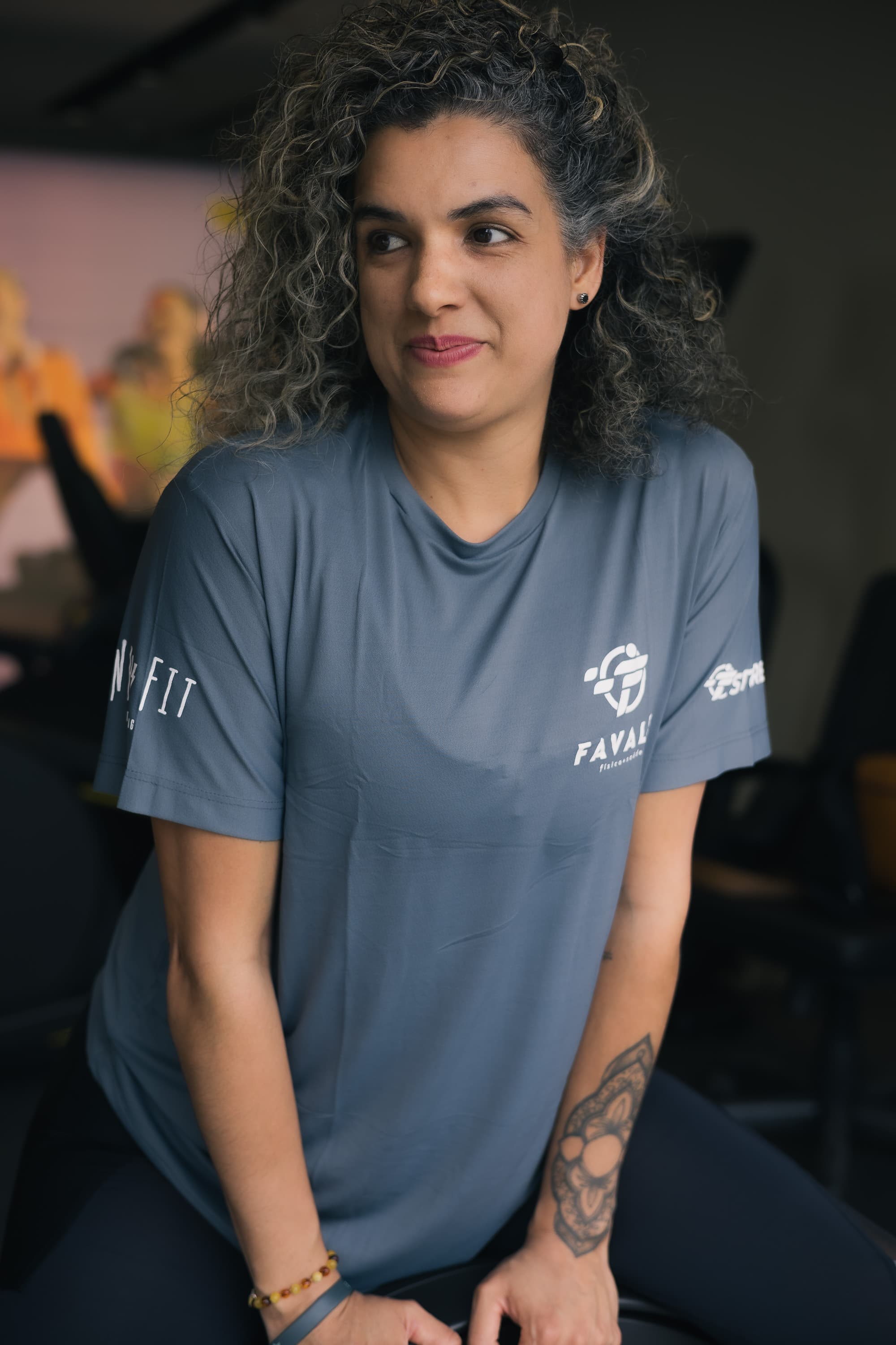 Foto de Cintya Lima, Educadora Física na Favale