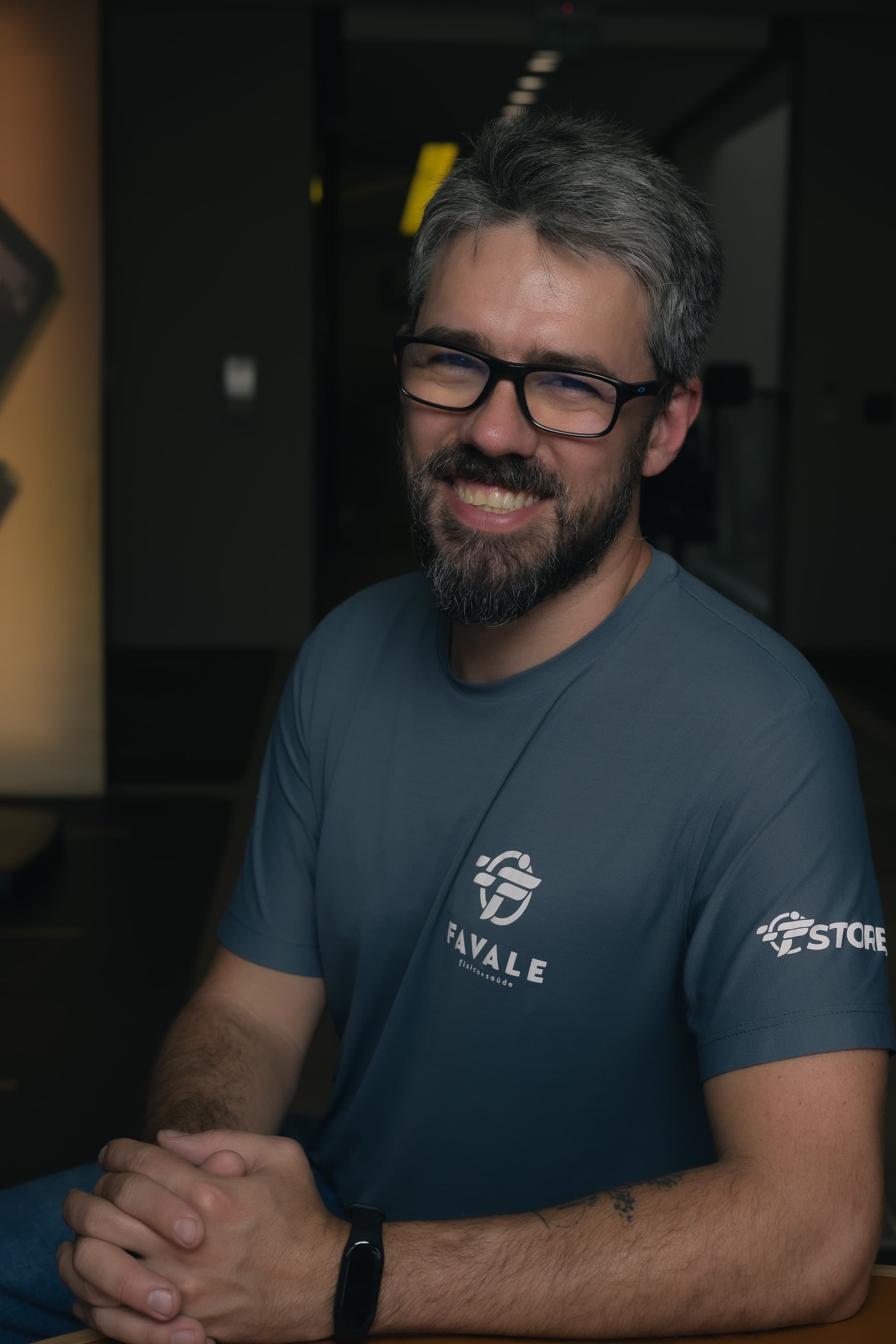 Foto de Gabriel Tonini, Educador Físico na Favale